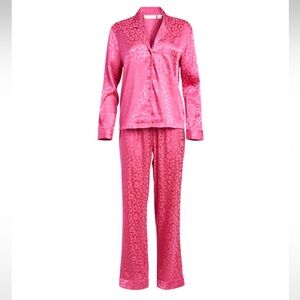 Rachel Parcell Fuchsia Satin Set